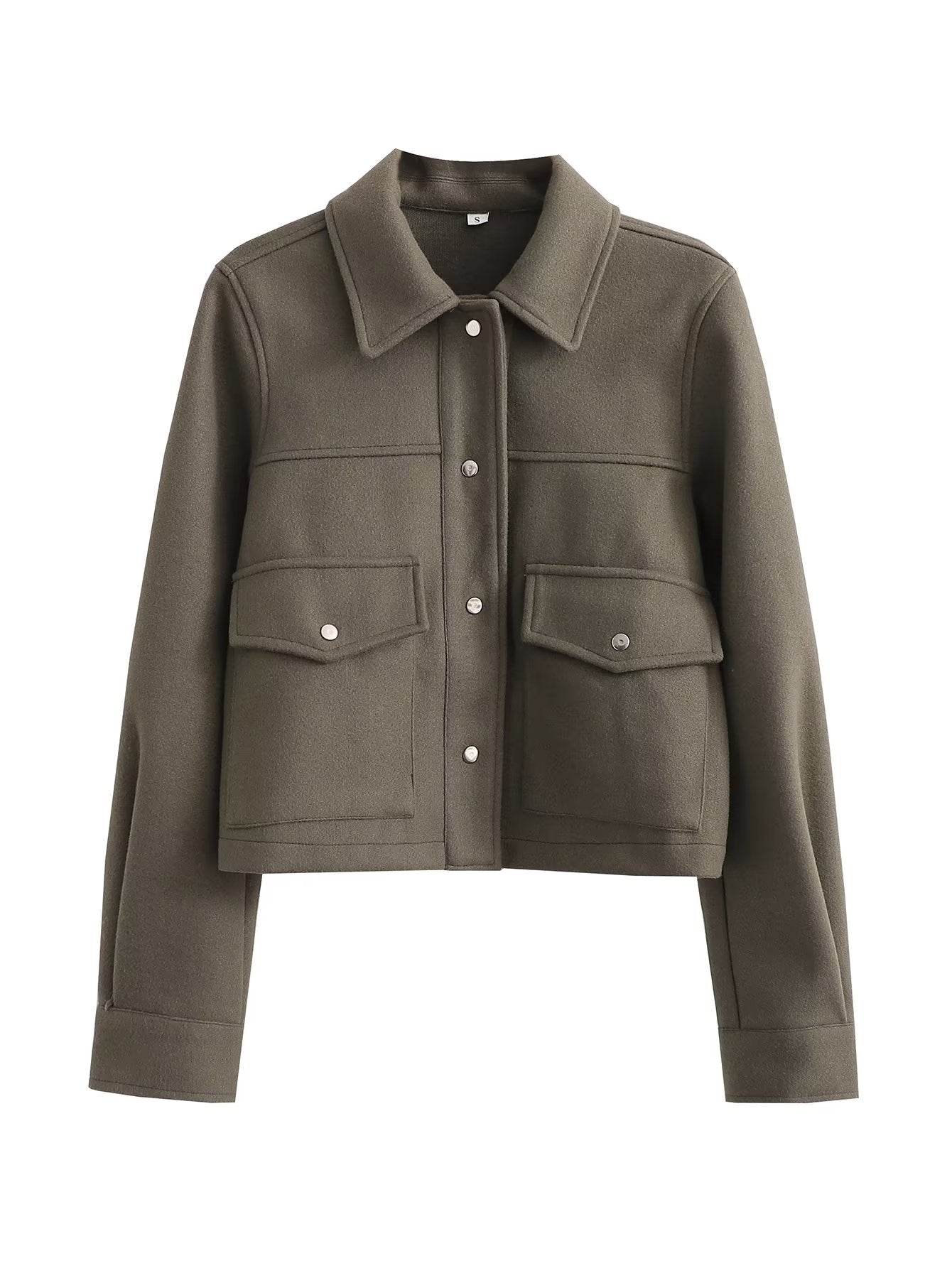 Autumn Women Clothing Street Casual Soft Woolen Jacket