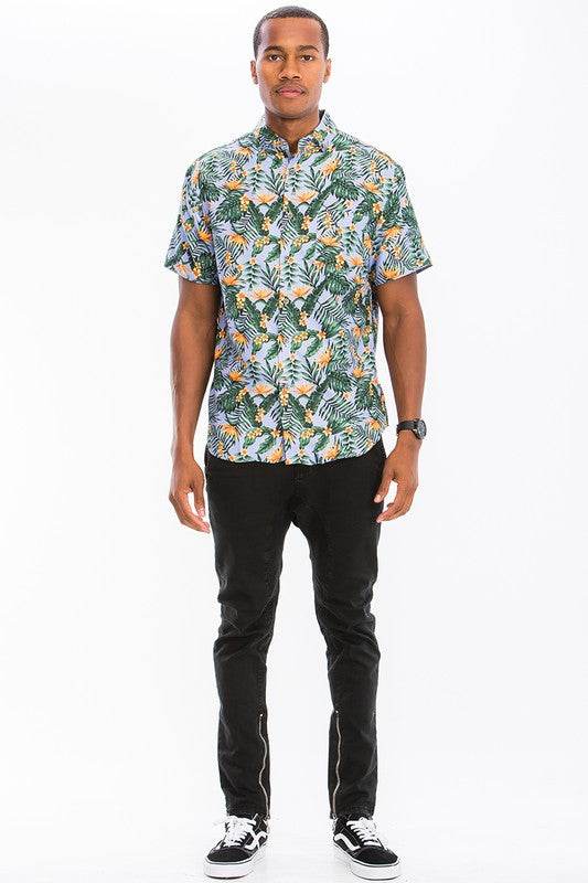 HAWAIIAN BUTTON DOWN SHIRT