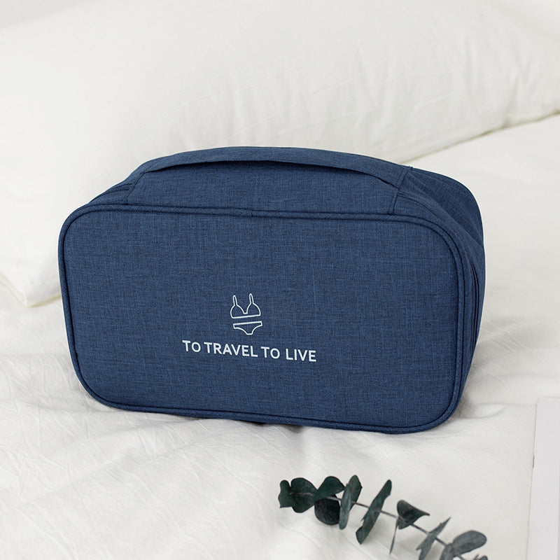 Oxford cloth underwear and socks storage bag, modern simple and fashionable large-capacity convenient finishing bag, underwear storage bag