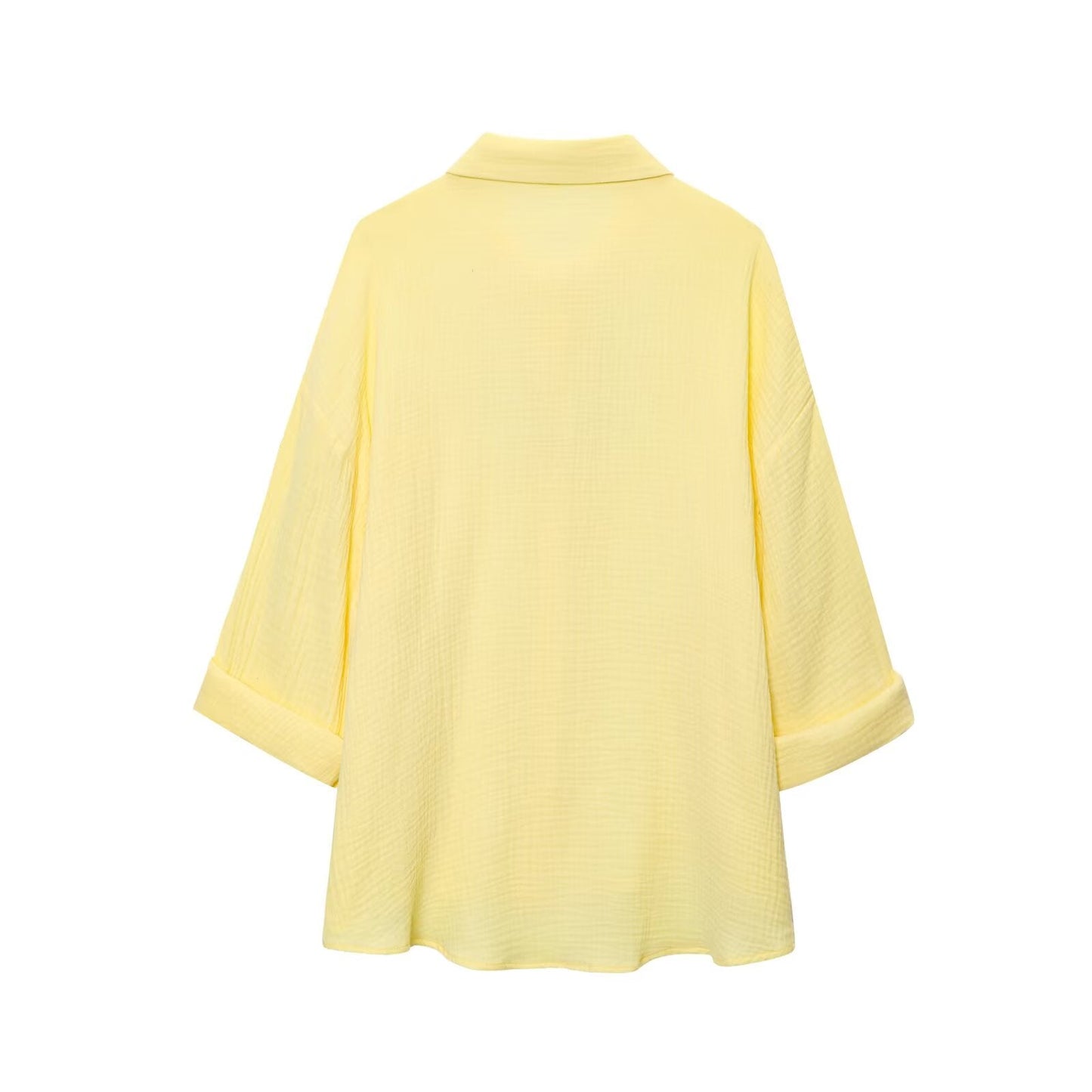 Summer Women Gauze Casual Lazy Shirt