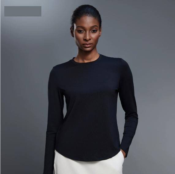 Autumn Crew Neck Yoga Clothes T shirt Loose Slimming Workout Top Casual All Match Sports Long Sleeve Women