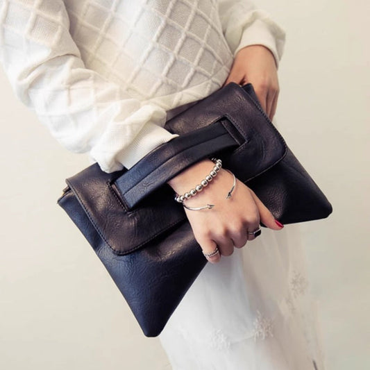 Large capacity clutch purse evening envelope bag