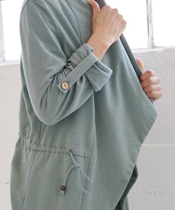 HEMP OPEN FRONT JACKET - Organic ECO Friendly