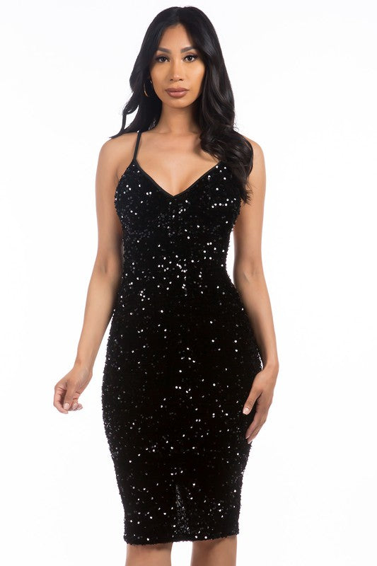 SEQUIN PARTY DRESS