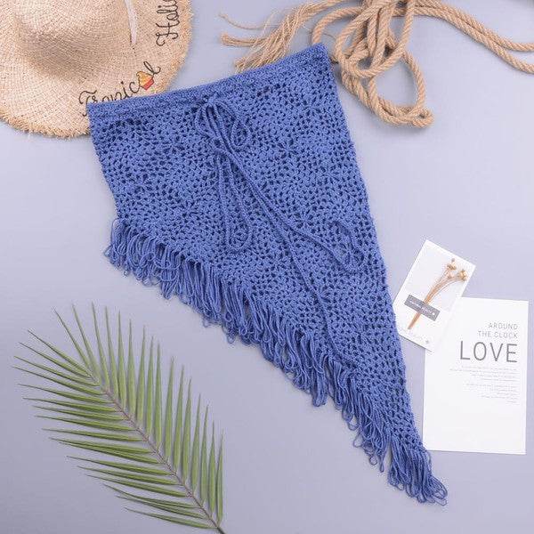 Crochet cover up skirt