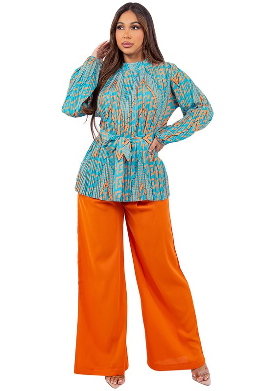 SUMMER TWO PIECE PANTS SET