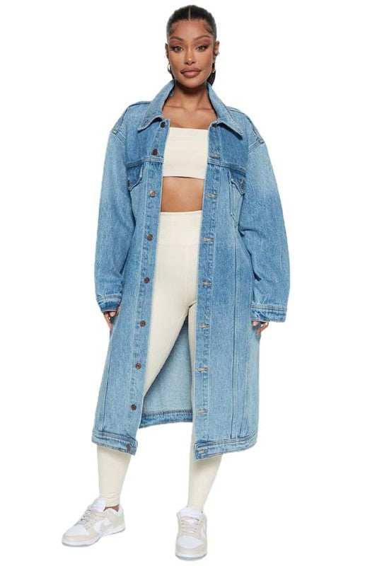DENIM JACKET DRESS