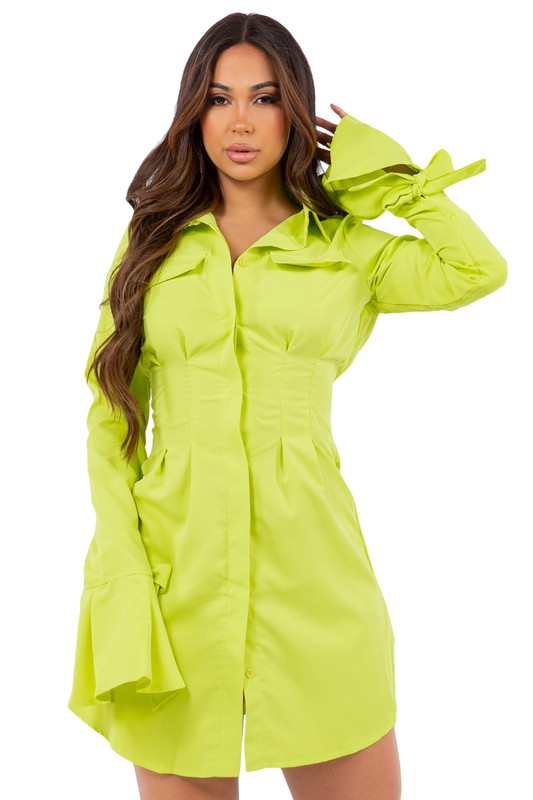 FASHION SHIRT DRESS