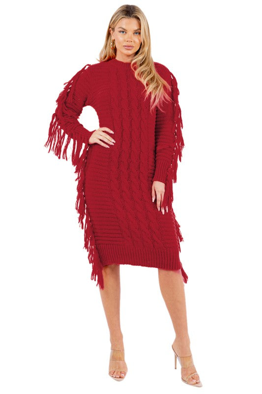 FASHION SWEATER DRESS
