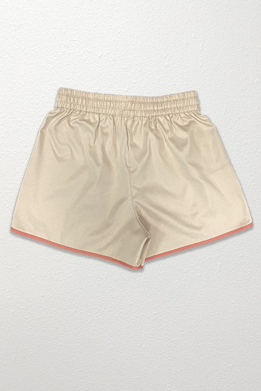 Retro striped shorts