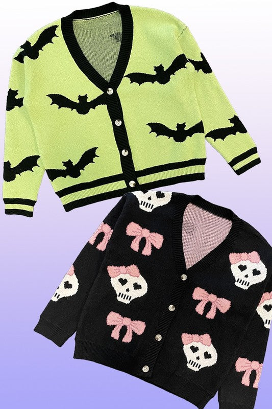 PLUS SIZE Halloween knit cardigans