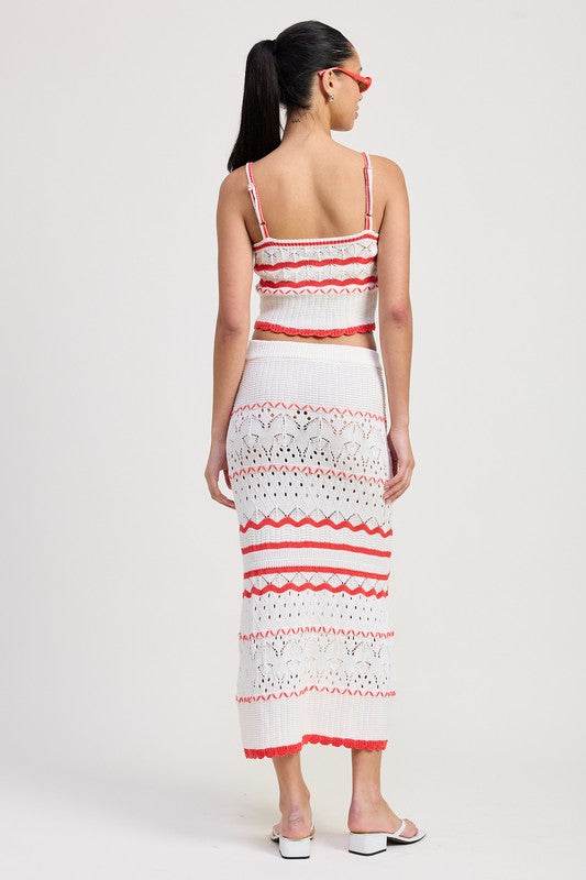 MAXI CROCHET SKIRT