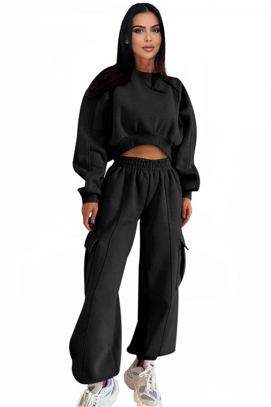 SEXY TWO PIECE TOP AND PANT SET