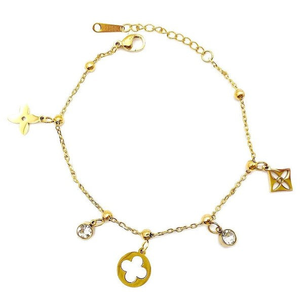 Multi Style Clover Flowers Bracelet WT