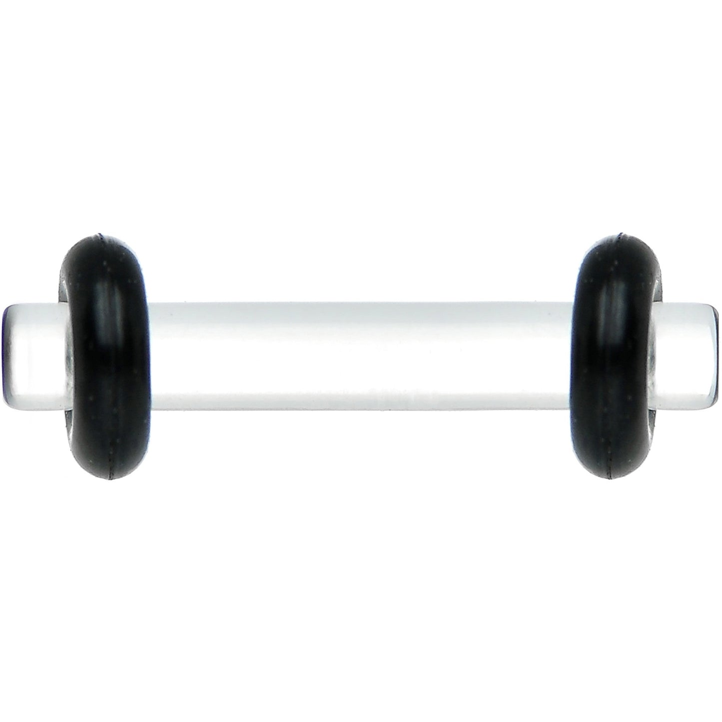 12G Clear Acrylic Plug Set of 2