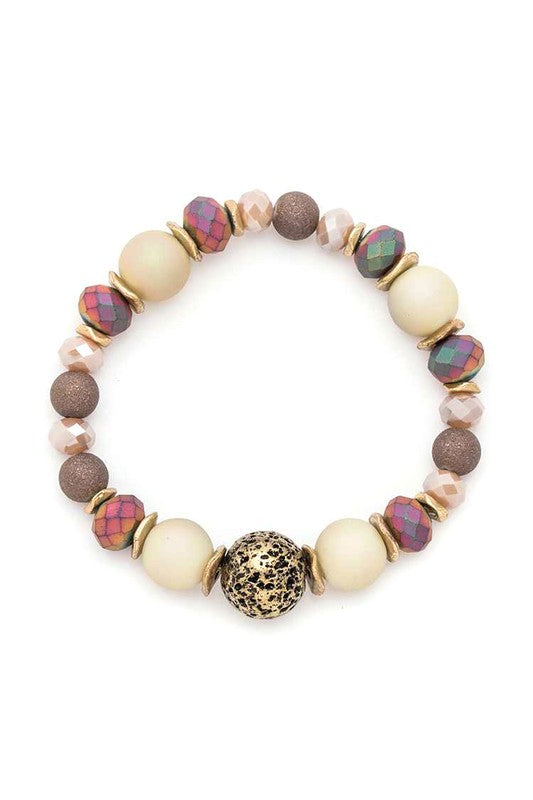 Mix Beads Stretch Bracelet