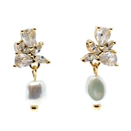 Bold Shine J Shape Fashion Hoop Earrings