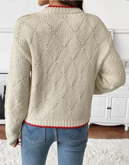 Fish Motif Sweater