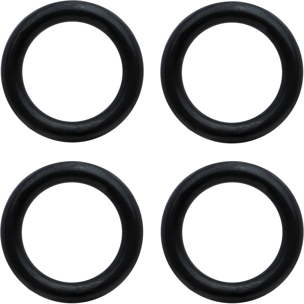 00G Black Rubber O-Ring 4-Pack
