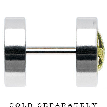 Anodized Titanium Gold Pot Leaf Cheater Plug