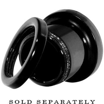 00G Pink Star Ferido Crystal Acrylic Screw Fit Tunnel