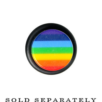 00G Acrylic Retro Rainbow Straight Taper