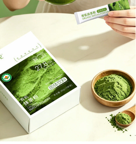 30g Matcha Powder For Baking Desserts Ice Cream Tea Drinks And Milk TeaLow-Fat Green Tea Powder
