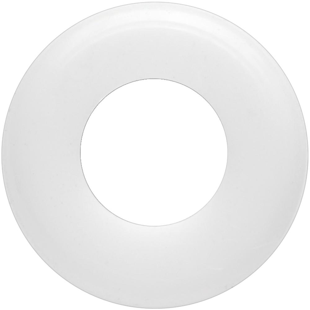 0G White Double Flare Flexible Tunnel Set