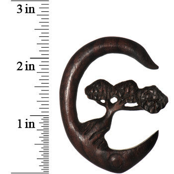 0G Organic Sono Wood Bonsai Tree Hanger Plug Set