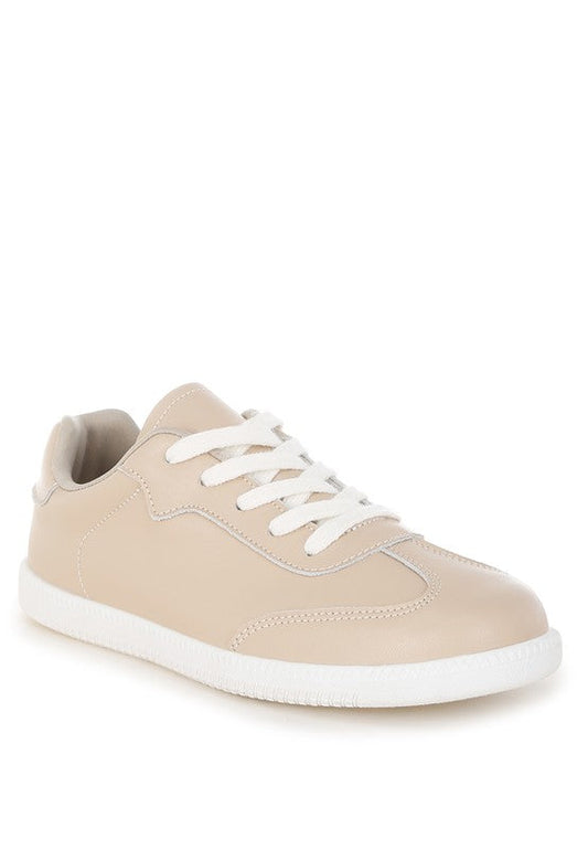 Bostonia Real Leather Casual Sneakers