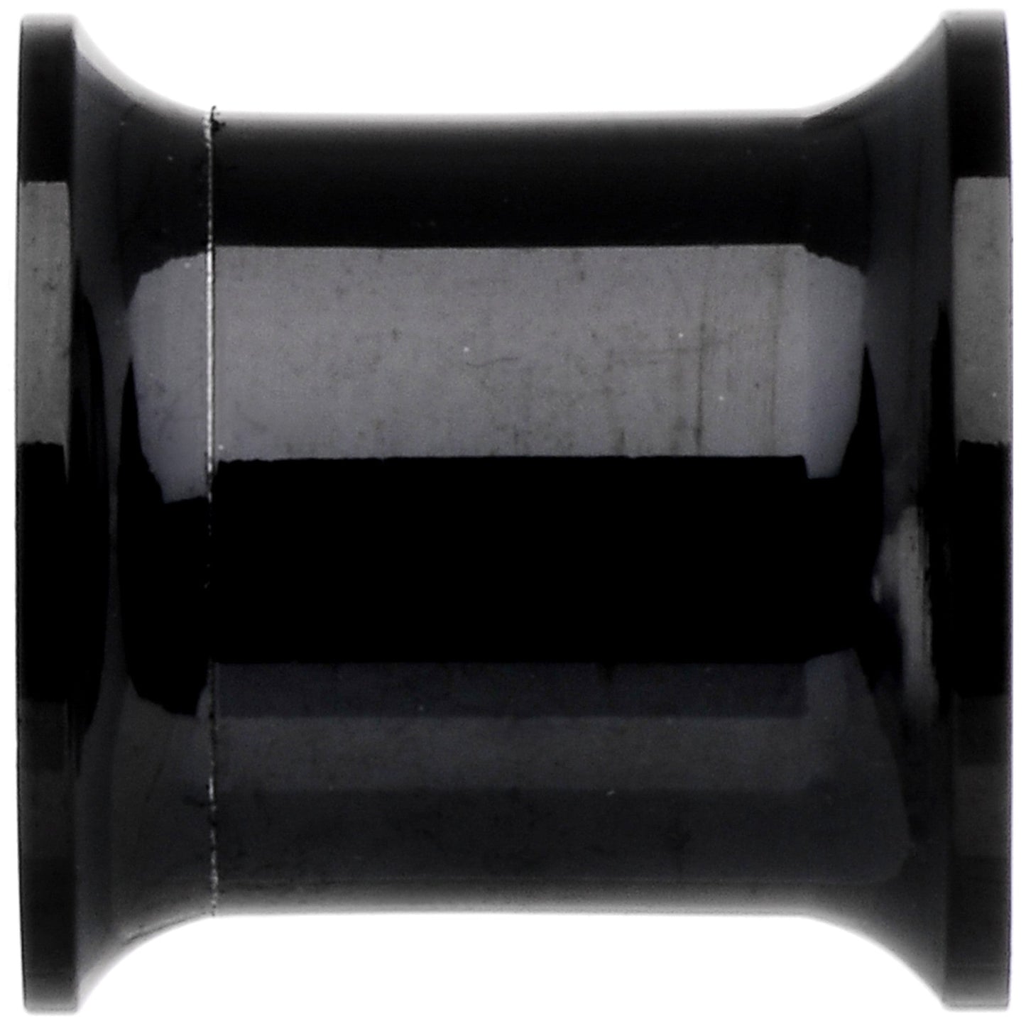 0G Clear CZ Gem Black IP Screw Fit Tunnel Plug Set