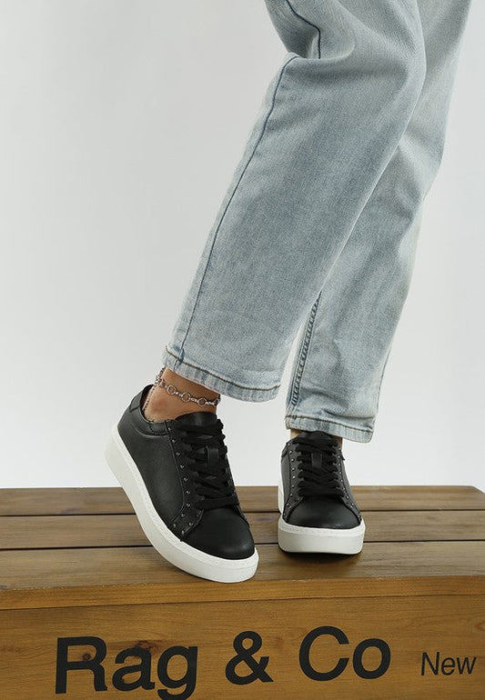 Strider Studs Embellished Chunky Sneakers