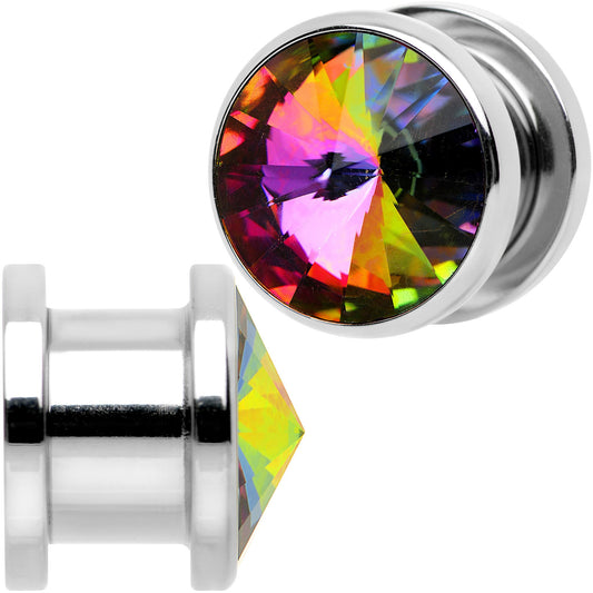 00G Stainless Steel Vitrail Medium Screw Fit Plug Set