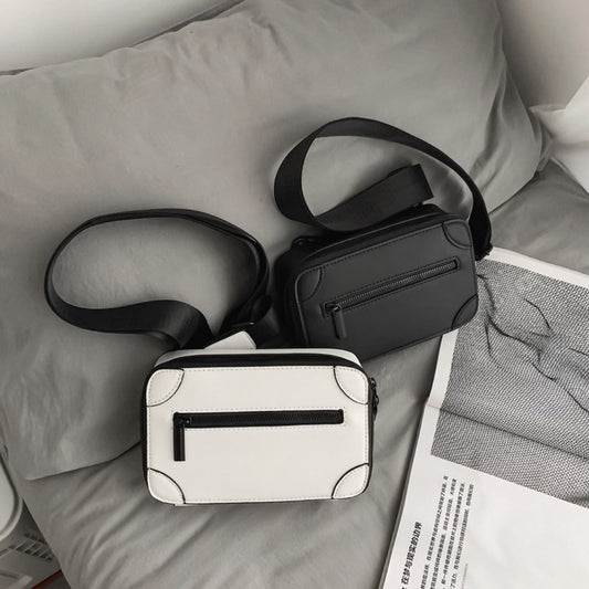 Men's Crossbody Bag Simple, Design Box Bag stylish, Small Satchel Shoulder Bag