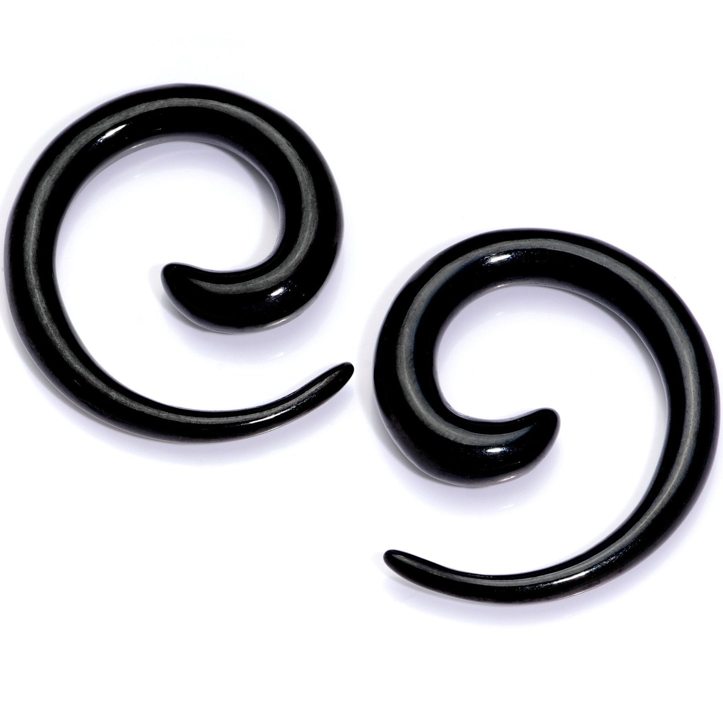 Black Anodized Titanium Micro Spiral Taper Set 12G to 6G