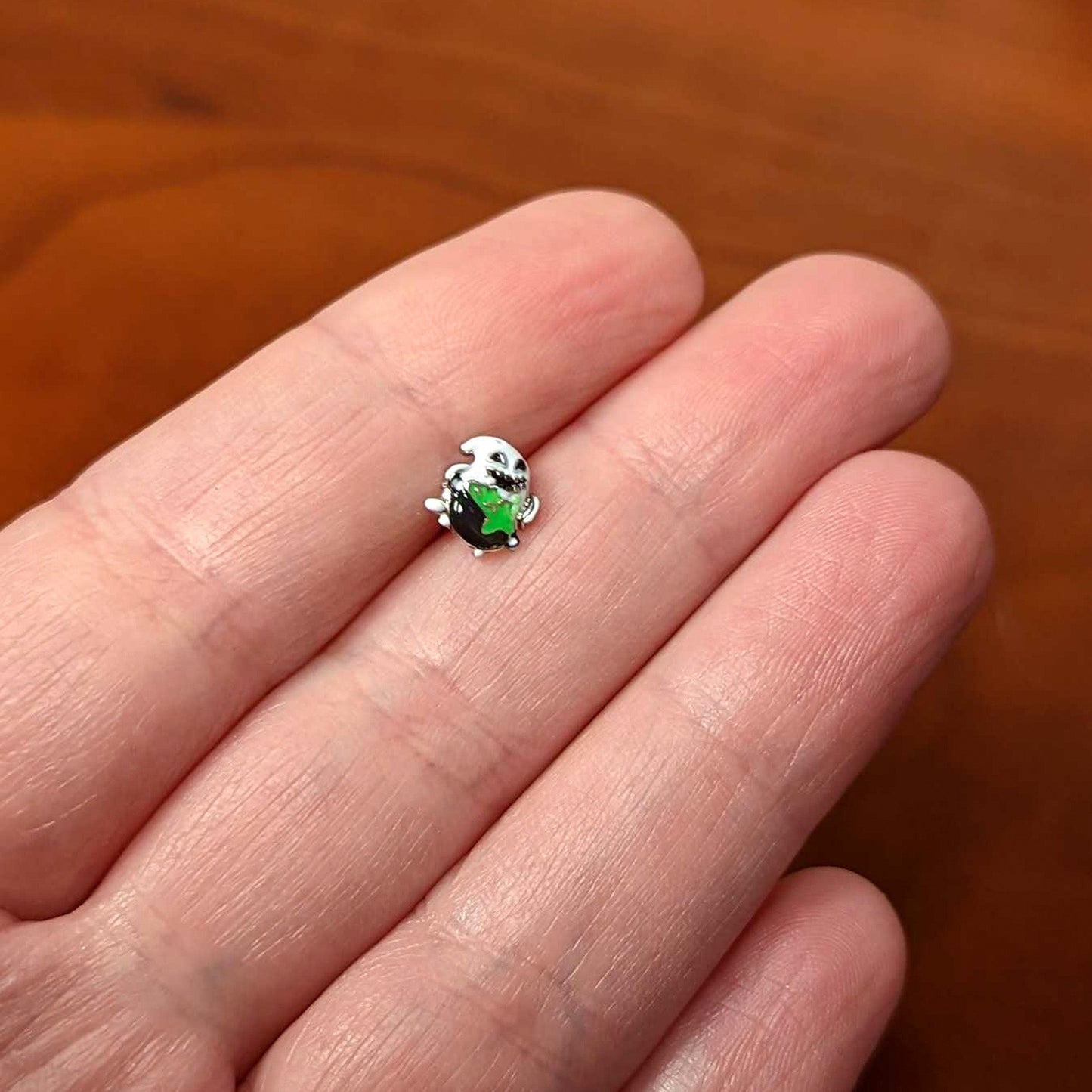 16G 5/16 Ghost Goo Cauldron Halloween Labret Monroe Tragus