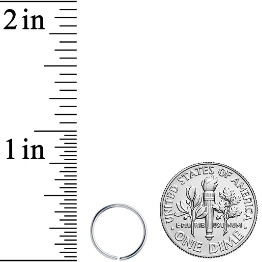 20G 3/8 Grade 23 Titanium Bendable Hoop Ring