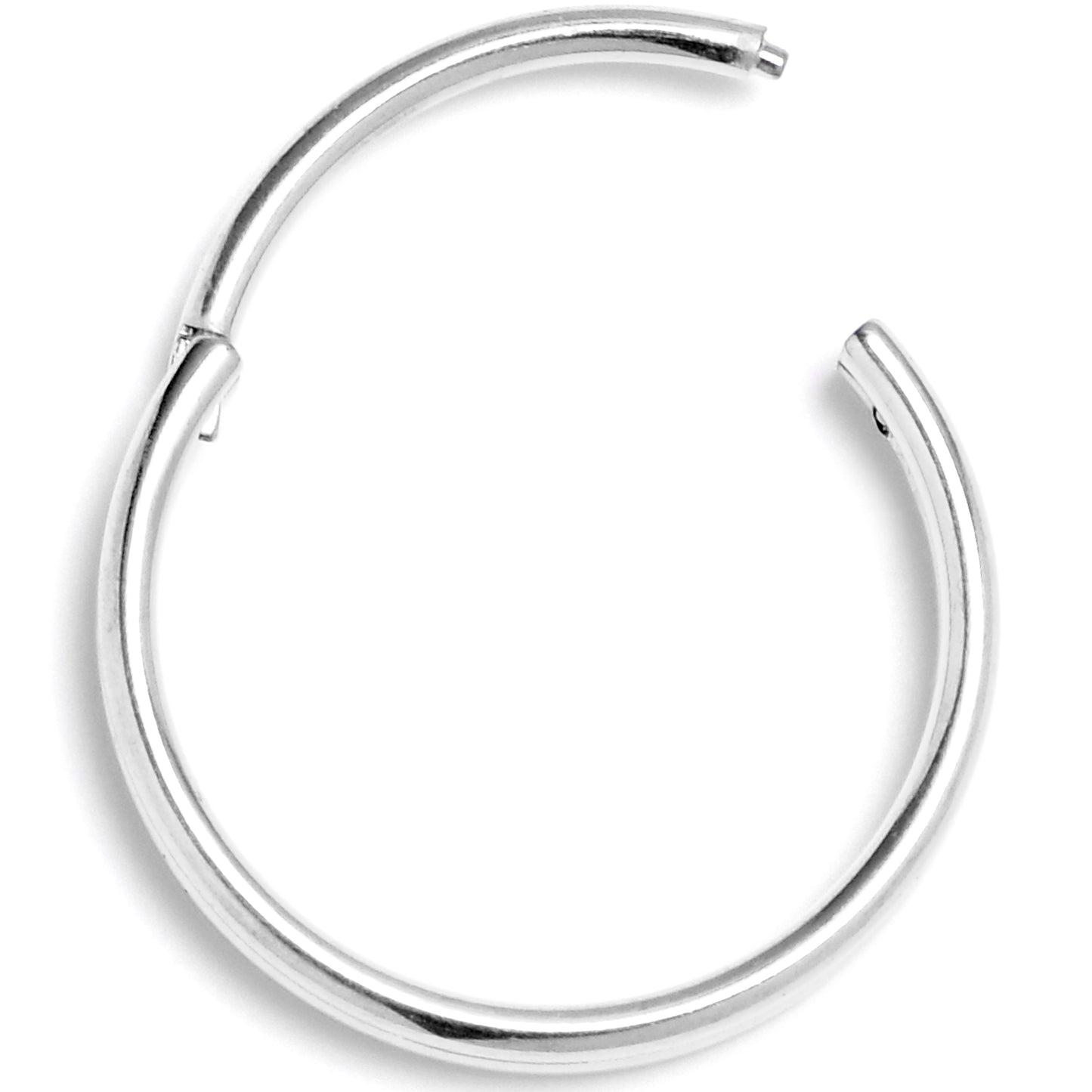 20G 3/8 316L Surgical Steel Double Precision Hinged Segment Ring