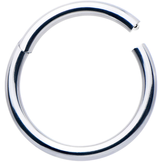 14G 1/2 316L Surgical Steel Precision Hinged Segment Hoop