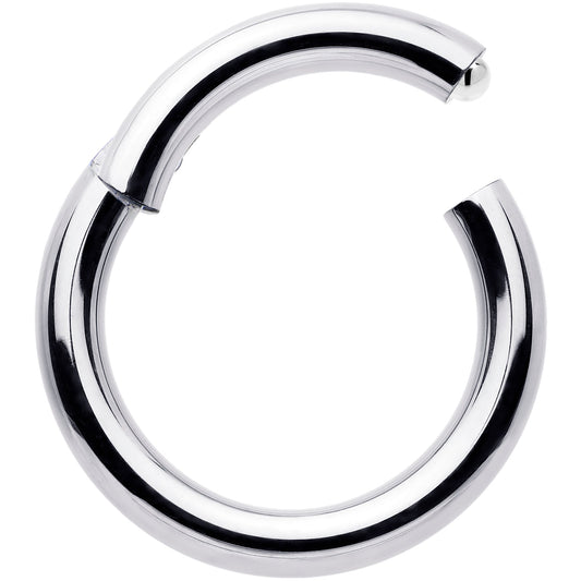 12G 3/8 316L Surgical Steel Precision Hinged Segment Hoop