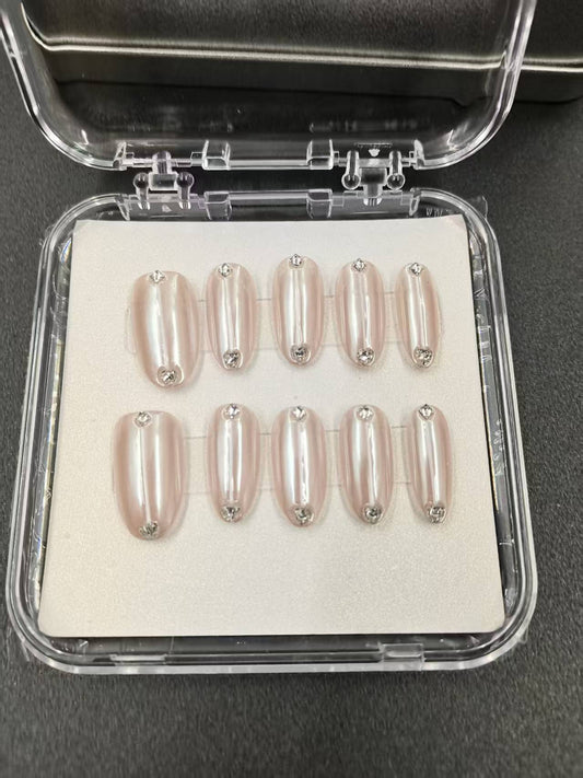 1038- Handmade press on nails fake nails removable