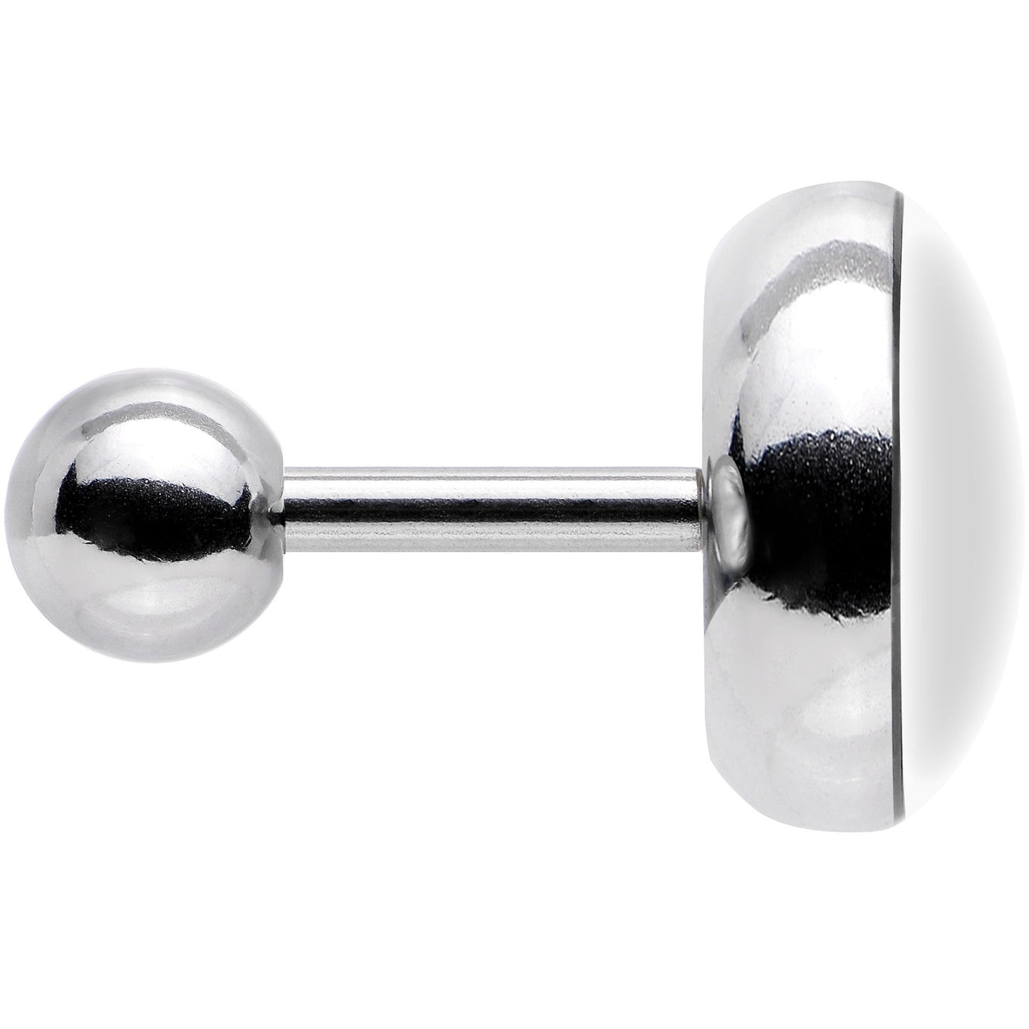 16G Flowering White Sugar Skull Tragus Cartilage Earring