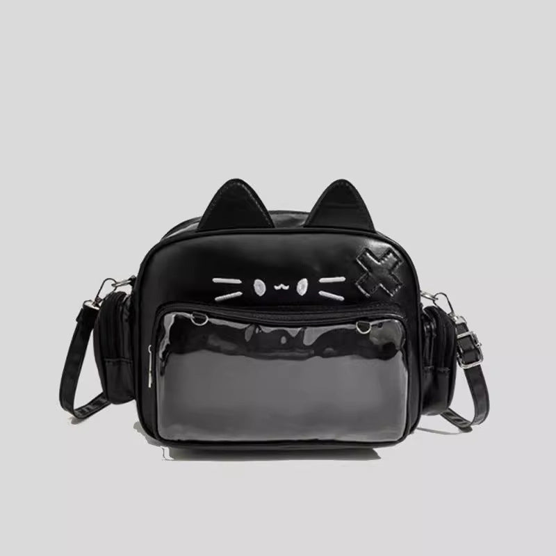 Cute transparent toddler purse, girls backpack pure cute, crossbody backpack for children teens