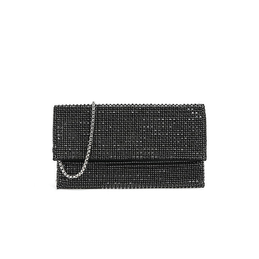 Rhinestone Bag Women Bag Summer Chain Diamond-Embedded Shoulder Messenger Phone Bag