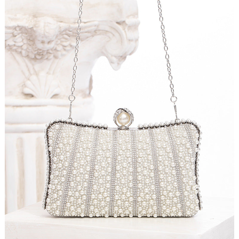 Pearl Tote Party All Match Evening Bag Chain Dinner Bag Cheongsam Clutch Women Bag