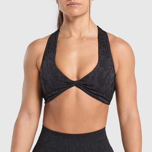 Twist Beauty Back Exercise Underwear Women Yoga Clothes Running Workout Bra Quick Drying Yoga Vest