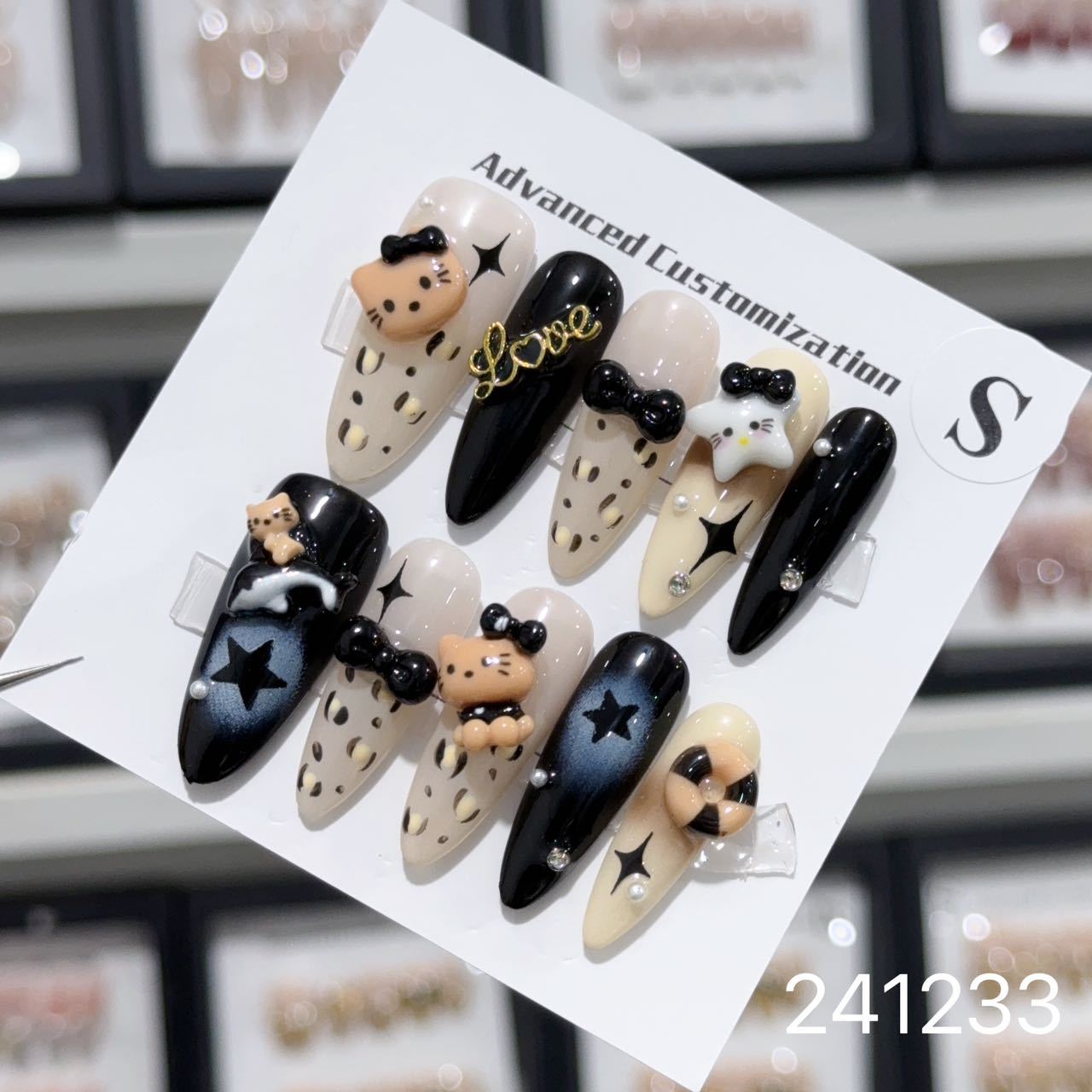 1031- Handmade press on nails fake nails removable