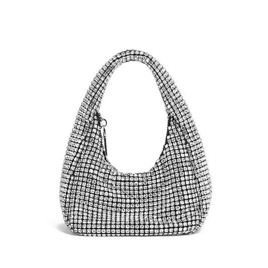 Shiny Diamond Bag Women Blingbling Internet Celebrity One Shoulder Crossbody Chain Makeup Phone Bag