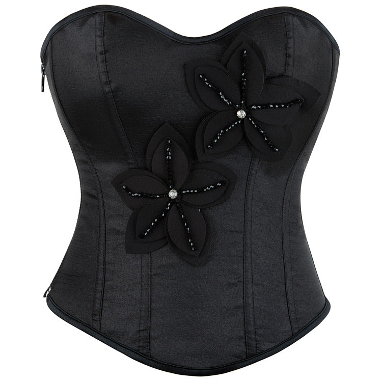 Atmosphere Wear Pure Women Three Dimensional Floral Tube Top Sexy Top Supply