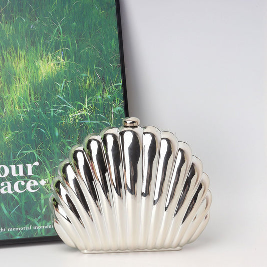 Shell Box Bag, Clutch Purse, Dinner Purse evening Clutch Purse Party, Prom Bag, Party Purse,